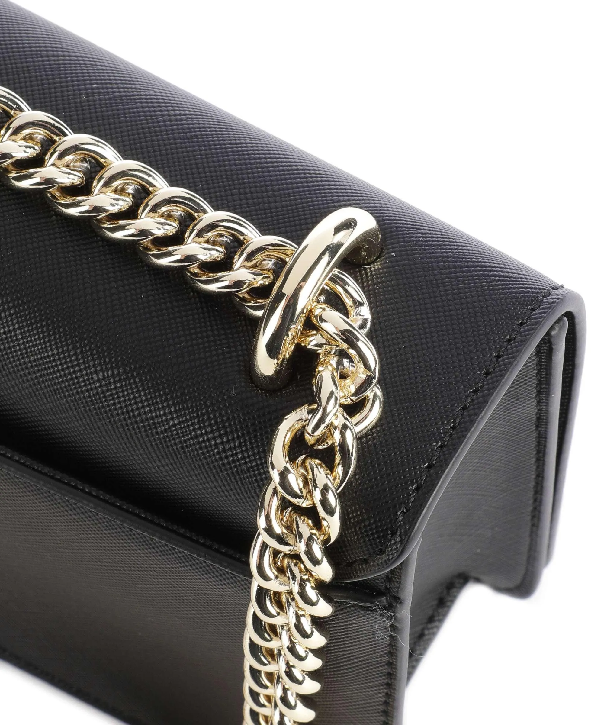  Versace Jeans Couture Logo Lock Borsa a spalla pelle sintetica nero  