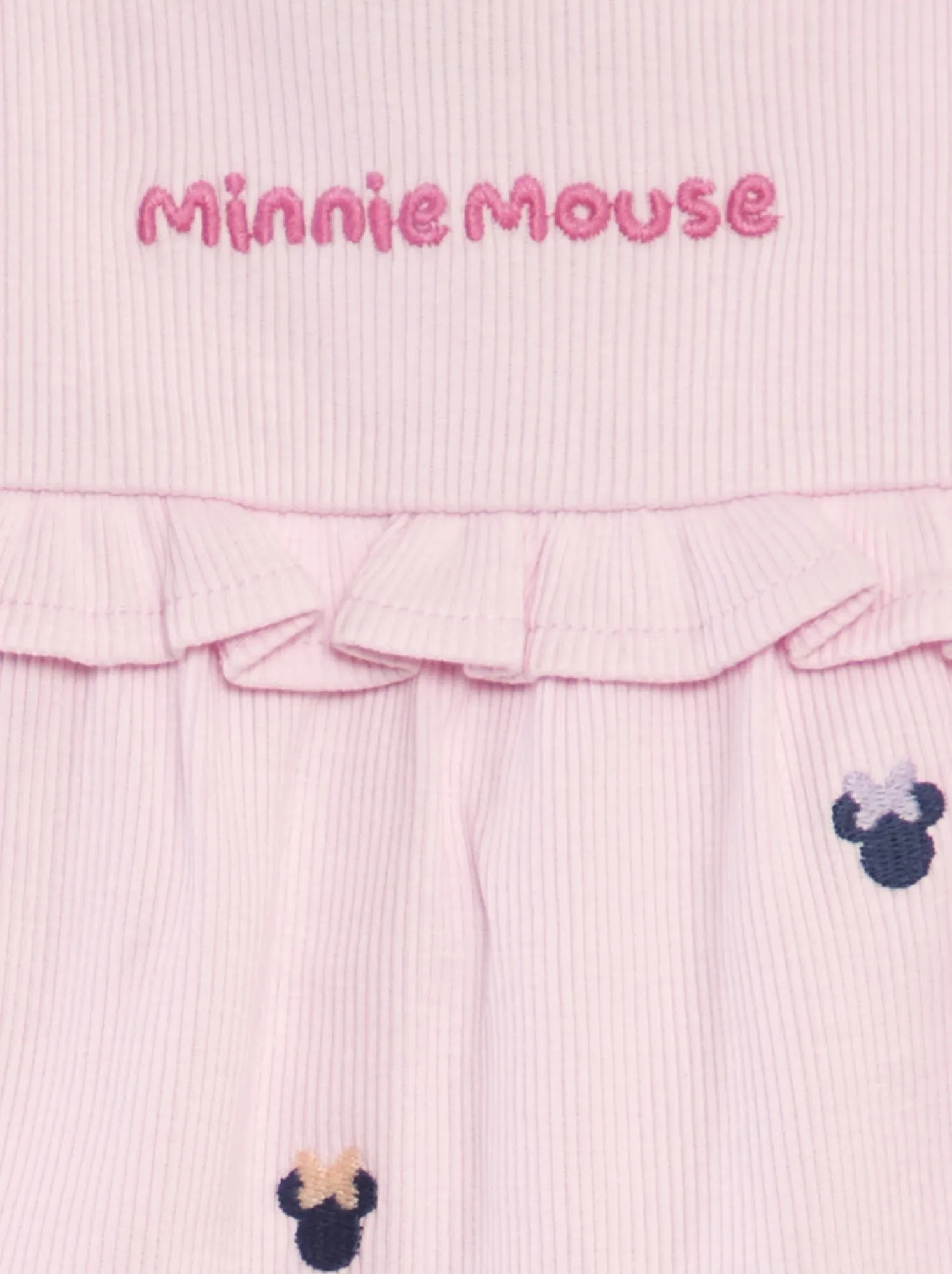 Vestito a coste 'Disney' con spalline sottili 'Minnie' - ROSA