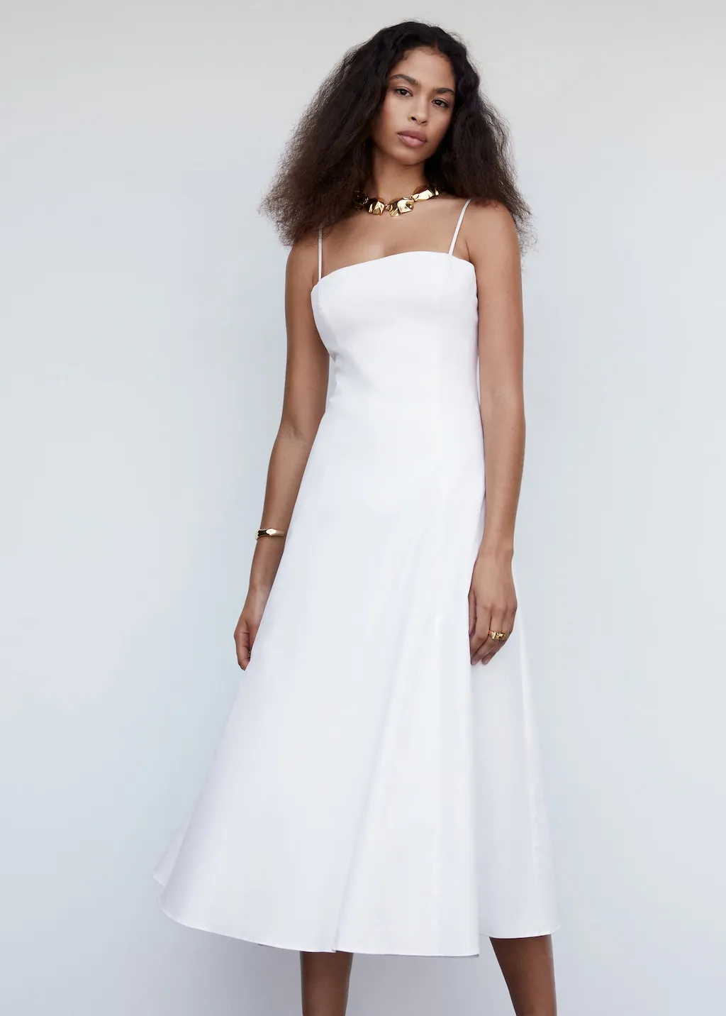 Vestito midi dettaglio schiena