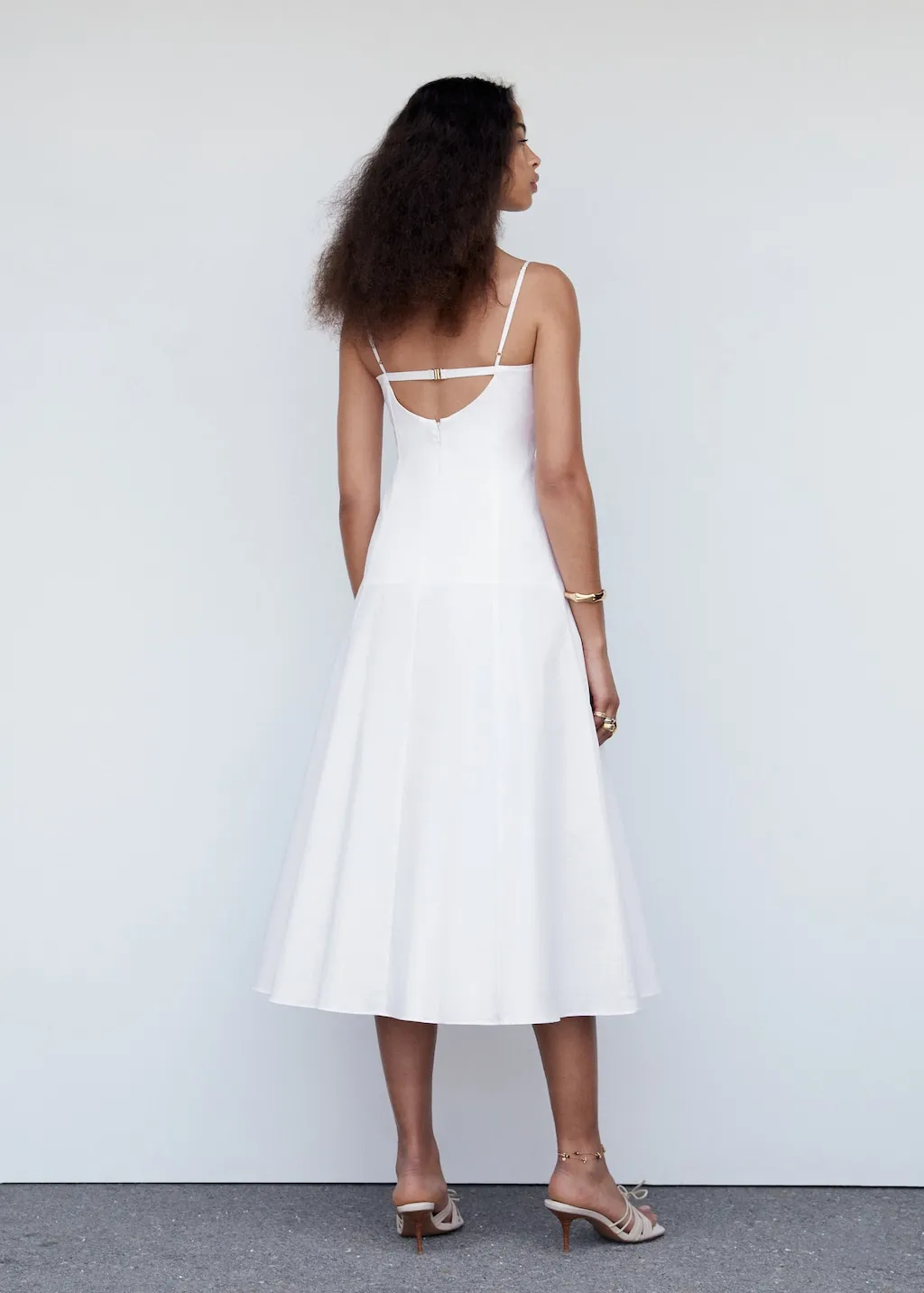Vestito midi dettaglio schiena