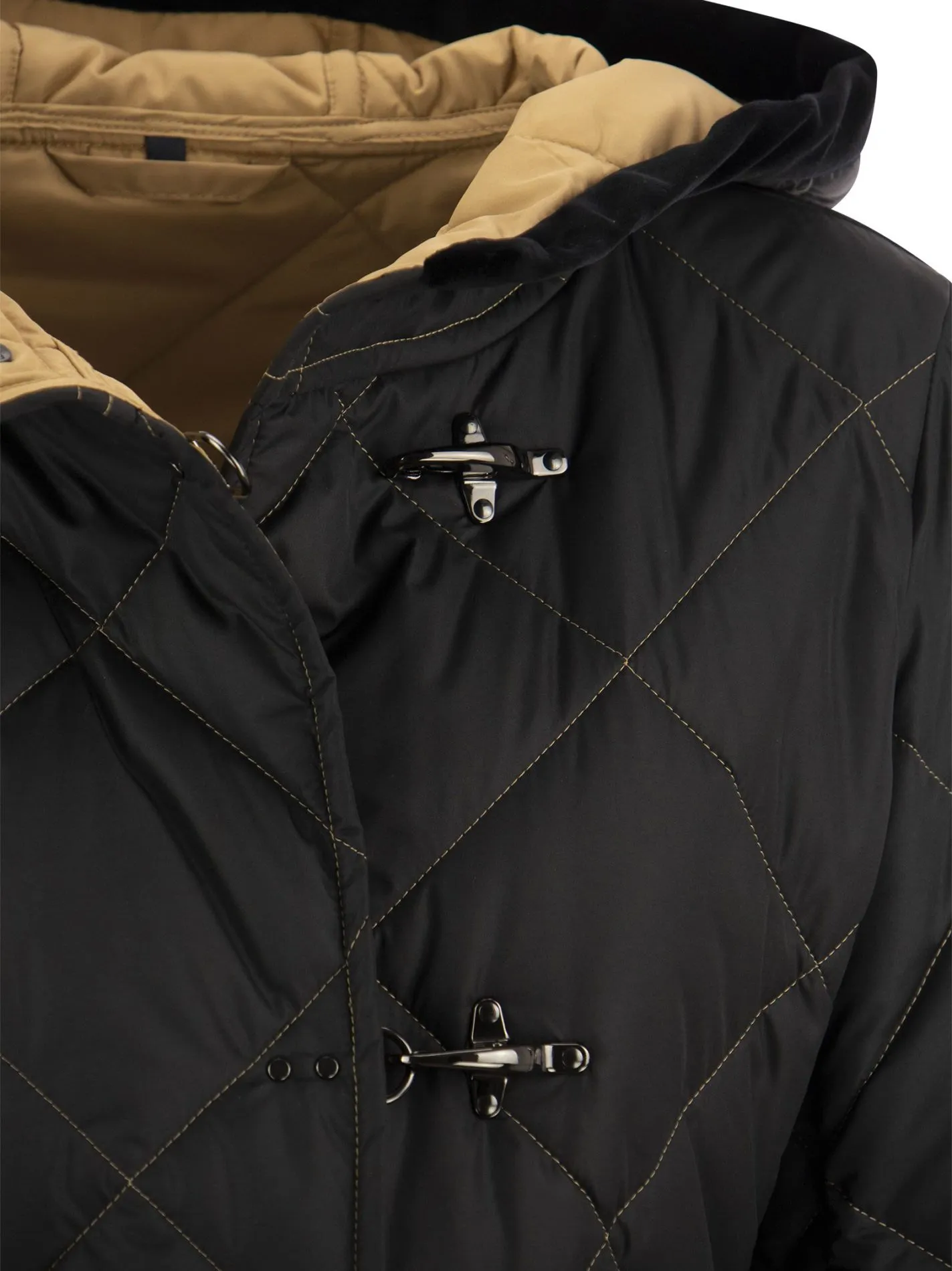 Virginia Coat Trapuntato con Cappuccio